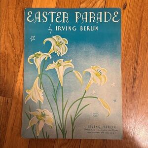 Vintage Sheet Music 1933 Easter Parade Irving Berlin Piano Vocal